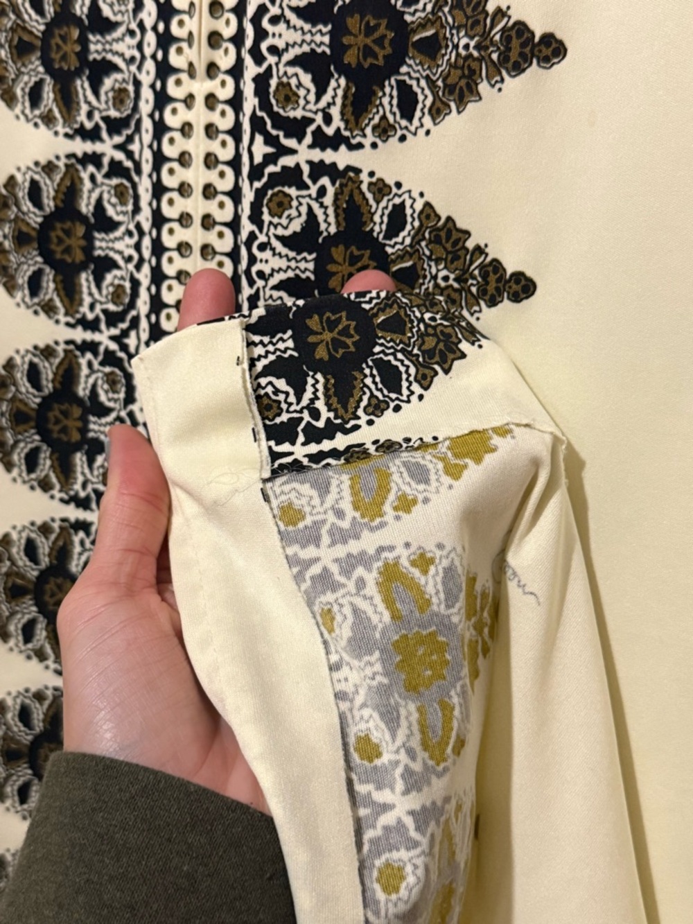 RARE 1970s Alfred Shaheen Signed Cheongsam Maxi Dress - Picture 12 of 14